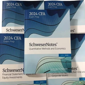 2024 CFA Ниво 1 Ниво 2 Ниво 3 Английски Бележки Chartered Financial Analyst Paper Edition Учебник 5 книги