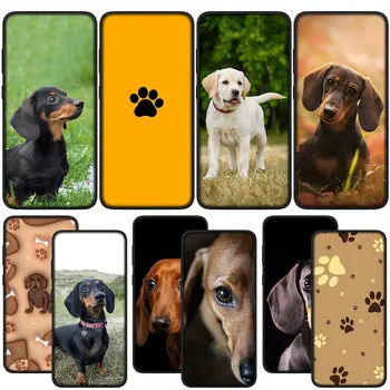 Dachshund Dog Soft Phone Cover за Samsung Galaxy Note 20 Ultra 10 9 8 S9 S10 Lite A9 A6 A7 A8 Plus + силиконов калъф