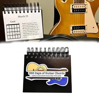 Офис декор Нов стил творчески подарък 365 дни Календар на китарните акорди за китарист 2023 Дневен календар на китарните акорди