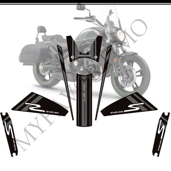 Стикери за подложки за резервоари Стикери за мотоциклети Масло Газ Гориво Протектор Обтекател Предно стъкло за Kawasaki ВУЛКАН S ВУЛКАНС 650 ВН650