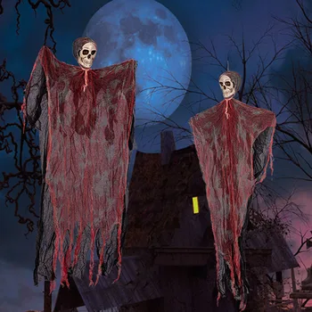 Хелоуин висящи скелети призраци ужасни стилни закрити Artware за дома